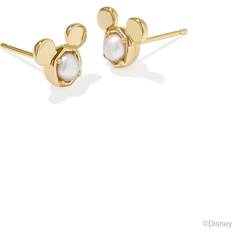 Kendra Scott Opal Earrings Kendra Scott Disne KendraScottGoldMickeyMouseStudEarringsinWhit Pear (OneSiz)