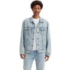 Denim/Jeanstyg - Herr Jackor Levi's Relaxed Fit Lightweight Trucker Denim Jacket - Light Wash - Blue