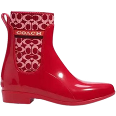 Coach Rain Boots Coach Rivington Rain Bootie - Candy Apple