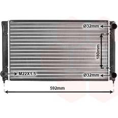 Vehicle Parts Van Wezel International Radiator 49002033