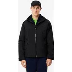 Lacoste Jackets Lacoste Lightweight Water-Repellent Hooded Jacket - Black