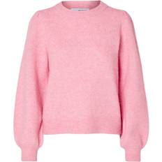 Selected SLFLulu Pullover - Lyserød