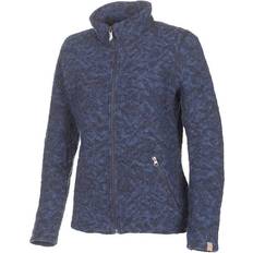 Dam - Ull Jackor Tuva Jaquard - Light Navy