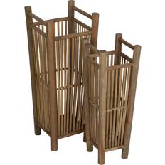 Natural Umbrella Stands BigBuy Home Natural Set of 2 Umbrella Stand