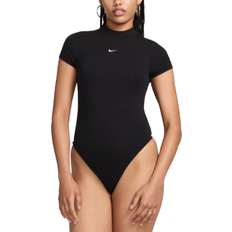 Nike Sportswear Chill Knit Women's Short-Sleeve Bodysuit - Black