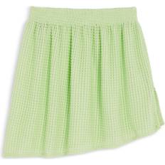 L Skirts Children's Clothing Peixoto Zuri Textured Knit Asymmetrical Mini Skirt - Green