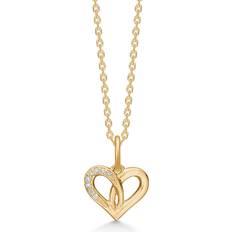 Diamant - Or Breloques et Pendentifs Mads Z Hjerte Anhänger 14 kt Gold - Gold