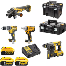 Dewalt Ensembles Dewalt Pack combiné DCK428P3T 4 outils, 3 batteries 18 Volt/5 Ah, chargeur et 2 tstak