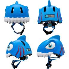 Crazy Safety Fahrradhelm (49-55 cm) blau