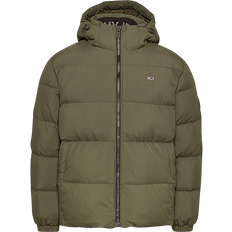 Hombre - Tela Reciclada Ropa de abrigo Tommy Hilfiger Water Repellent Down Jacket - Fatigue Green