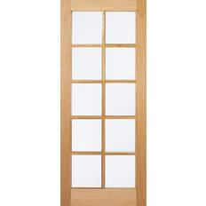 LPD SA Solid Core Unfinished Interior Door Clear Glass (76.2x198.1cm)