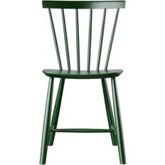 Green Kitchen Chairs FDB Møbler J46 Beech Bottle Green Kitchen Chair 80cm