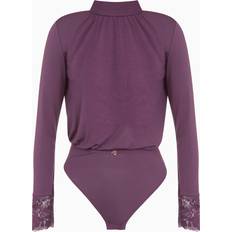 Violet Ensembles de lingerie Dreamy Lace Body mit Stehkragen - Violett