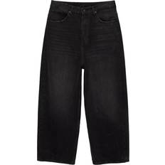 Pull&Bear Sorte Jeans I Super Baggy Fit - Black