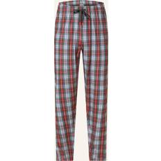 Flanell Bekleidung Mey Hose Lang Serie Checkered Pattern - Light Grey/Blau