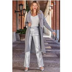 Silver Jeans Sosandar Slim Wide Leg Jeans - Silver