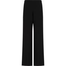 Emporio Armani Women Trousers Emporio Armani Cady Crêpe Palazzo Trousers