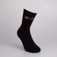 Off-White Underwear Off-White Script Logo Low Socks - Black/Pink