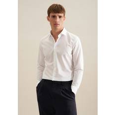 Seidensticker Slim Business Shirt Long Sleeve Kentcollar - Hvid