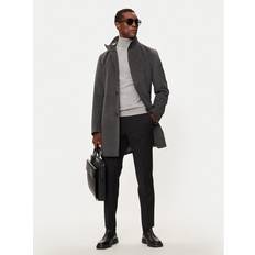 Grau - Herren Mäntel BOSS Herren Mantel H-Hyde - Grau