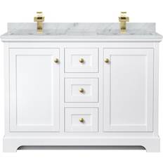 Handle Vanity Units for Double Basins Wyndham Collection Avery (WCV232348DWGCMUNSMXX)