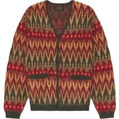 M Cárdigans Beams Plus Cardigan Double Jacquard - Green