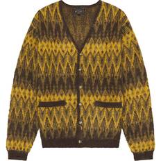 Cardigans Beams Plus Cardigan Double Jacquard - Brown