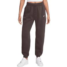 Nike Sportswear Phoenix Fleece Women's High Waisted Oversized Sweatpants - Baroque Brown/Sail