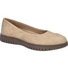 White - Women Ballerinas Easy Street Cosma Ballet Flat - Natural