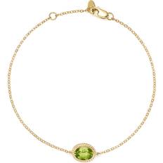 Peridot Jewellery Bloomingdale's Peridot Oval Bracelet - 14K Yellow Gold
