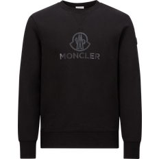 Moncler Tröjor Moncler Sweat En Coton Et Cachemire - Noir