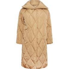 Durable Coats Yours Curve Quilted Puffer Coat - Brown