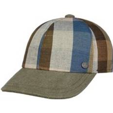 Linen Headgear Lierys Colour Checks Cap - Olive