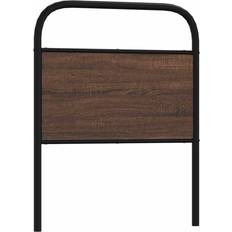 80 cm - Eg Sengerammer vidaXL Sengegavl 80 cm Stål Konstrueret Træ Brun Sengeramme
