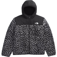 The North Face Boy's Reversible Shasta Full-Zip Hooded Jacket - TNF Black Vector Field Print