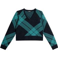 J.Lindeberg Lindeberg V All Over Tartan Sweater - Tartan S