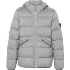 Stone Island Men Coats Stone Island Dunfylt Dynefrakk - Gray