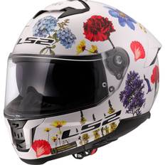 LS2 Ff808 Stream Ii Flowers Full Face Helmet Weiß