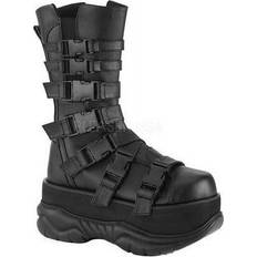 DemoniaCult Mens Boots Neptune 210 Blk Vegan Leather