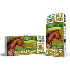 Leather Grooming & Care Verm-X Herbal Pellets for Horses and Ponies 250G X (Special Offer Pack)