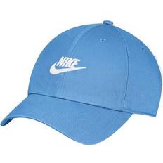 Nike Blue Accessories Nike Club Unstructured Futura Wash Cap - Light Blue