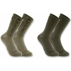 Carhartt Underwear Carhartt Midweight Synthetic-Wool Blend Crew Socks - Olive