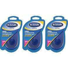 Dr. Scholl's womens gel heel cushion insoles massaging pairs 6-10 Blue