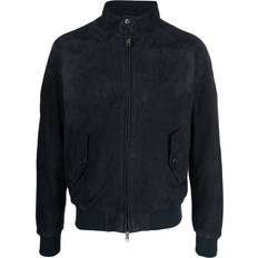 Baracuta G9 Harrington Panelled Suede Jacket - Black