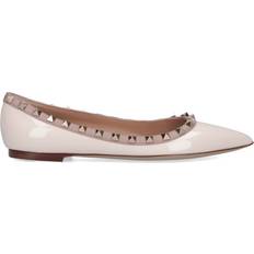 Valentino Garavani Low Shoes Valentino Garavani Rockstud Ballet Flats - White