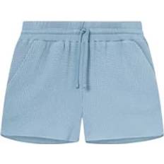 Nikben Pants & Shorts Nikben Waffle Patterned Drawstring Shorts - Blue