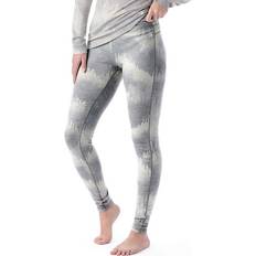 Gray - Women Base Layer Tops Smartwool Classic Thermal Merino Base Layer Bottom - Light Gray Foggy Pines