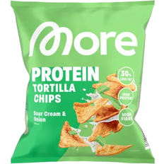 Chips More Nutrition Protein Tortilla Chips Sour Cream & Onion 50g 6Pack