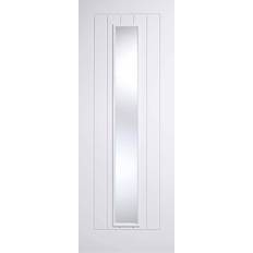 Doors LPD Mexicano Solid Core Primed Interior Door Clear Glass (83.8x198.1cm)