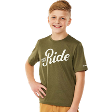 Youth MTB Tech T-Shirt - Black Olive